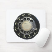 Oude Rotary Phone Dial Muismat (Met muis)