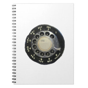 Oude Rotary Phone Dial Notitieboek