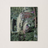 Oude rotsauto legpuzzel (Verticaal)