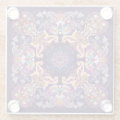 Oude rotswand: high-res textuur glazen onderzetter (Achterkant)