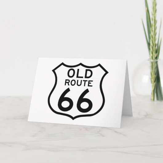 Oude Route 66 Kaart (Voorkant)
