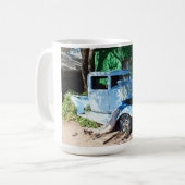 Oude route 66 koffiemok (Voorkant links)