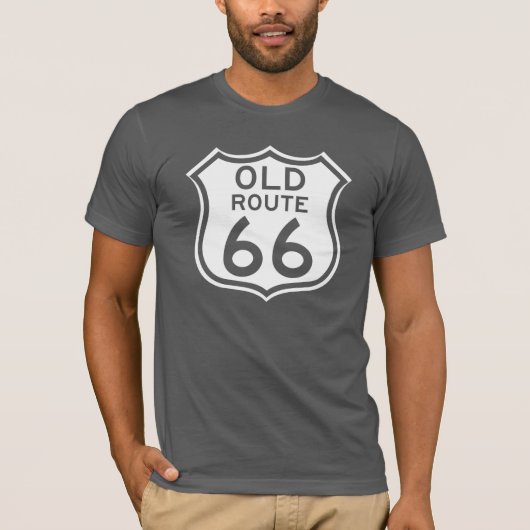 Oude Route 66 T-shirt (Voorkant)