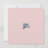 Oude Roze Pioenrozen Moederdag Brunch Kaart (Achterkant)