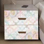 Oude Rozen Antieke Linnen en Kant Tissuepapier