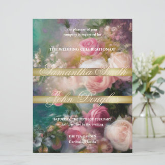 Oude Rozen Geschilderd in Oude Nederlandse Stijl