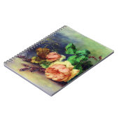 Oude rozen notitieboek (Linkerzijde)