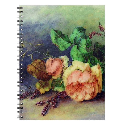 Oude rozen notitieboek (Voorkant)