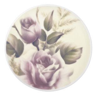 Oude Rozen Oude Glamour Aangepaste Chic Elegant Keramische Knop