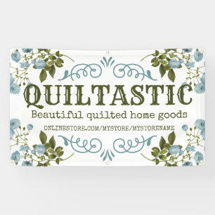 Oude rozen quiltster quilt quilten naaien ambachte spandoek
