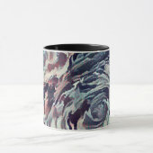 Oude rozen , vintage mok (Midden)