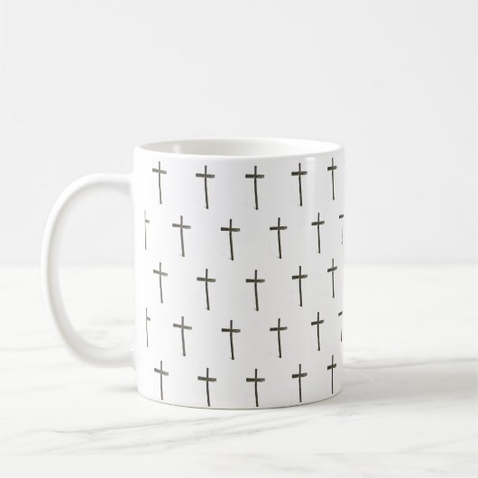 Oude Rugged Cross Mok (Links)