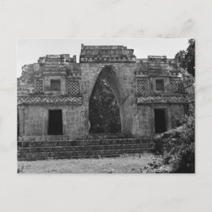 Oude ruïnes: Gateway to Labna, Yucatan, Mexico Briefkaart