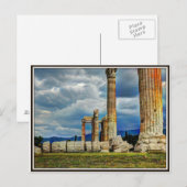 Oude ruïnes in Athene Griekenland Briefkaart (Voorkant / Achterkant)