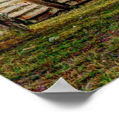 Oude ruïnes in Athene Griekenland Poster (Hoek)