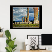 Oude ruïnes in Athene Griekenland Poster (Thuiskantoor)