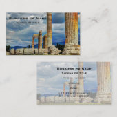 Oude ruïnes in Athene Griekenland Visitekaartje (Voorkant / Achterkant)