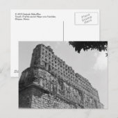 Oude ruïnes: Tempel 33 van Yaxchilan Briefkaart (Voorkant / Achterkant)