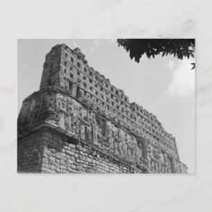 Oude ruïnes: Tempel 33 van Yaxchilan Briefkaart