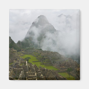 Oude ruïnes van Machu Picchu met Andes Magneet