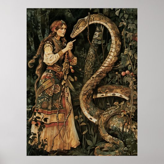 Oude Russische kunst van Viktor Vasnetsov Slavisch Poster (Voorkant)