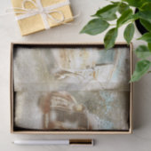 Oude Rusted Renault Juvaquatre Van Decoupage Tissuepapier (Geschenk)