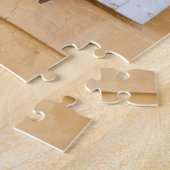 Oude Rustische Village Window Flower Pots Legpuzzel (Zijkant)