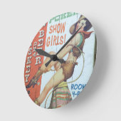 Oude saloon ronde klok (Hoek)