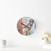 Oude saloon ronde klok (Huis)