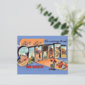 Oude Santa Fe-ansichtkaart Briefkaart (Staand voorkant)