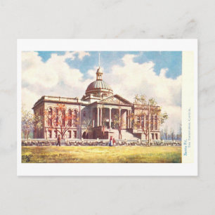 Oude Santa Fe Territoriale Hoofdstad van New Mexic Briefkaart