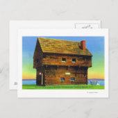 Oude saratoga-slagplaats briefkaart (Voorkant / Achterkant)