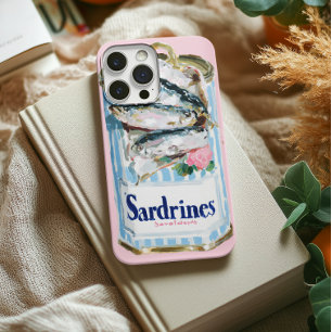 Oude Sardines Blik Olie Schilderij Zeevruchten Kun iPhone 15 Pro Hoesje