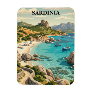 Oude Sardinia Italië Mediterrane Landschap Magneet