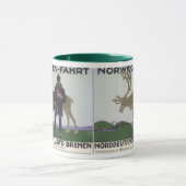 Oude Scandinavische Reis naar Noorwegen Man Rendie Mok (Midden)