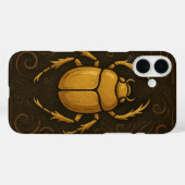 Oude Scarab Goddelijke Mystique Noir Goud Case-Mate iPhone Case (Achterkant (horizontaal))