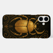 Oude Scarab Mystique Goud op Zwart Case-Mate iPhone Case (Achterkant (horizontaal))