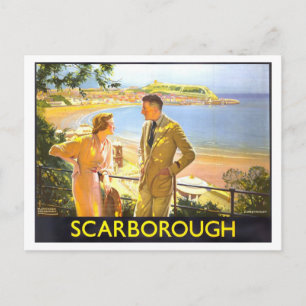 Oude Scarborough Reisposter Briefkaart