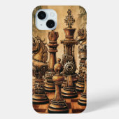 Oude schaakstukken Case-Mate iPhone case (Achterkant)