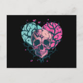 Oude Schedel Hart & Takken Briefkaart (Voorkant)