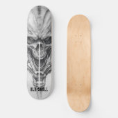Oude Schedel Schets Skateboard (Voorkant)