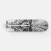 Oude Schedel Schets Skateboard (Horizontaal)