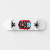 Oude schedel skateboard (Horizontaal)