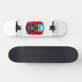 Oude schedel skateboard (Horizontaal)