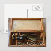 Oude Scheepslog Briefkaart (Voorkant / Achterkant)