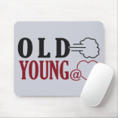 Oude scheet aangepaste mousepad muismat (Met muis)