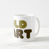 Oude scheet koffiemok (Voorkant rechts)