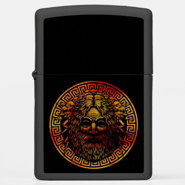 Oude Schild Kunstprint van Zeus (Voorkant)