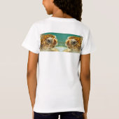 Oude schildpad hoofd t-shirt (Achterkant)
