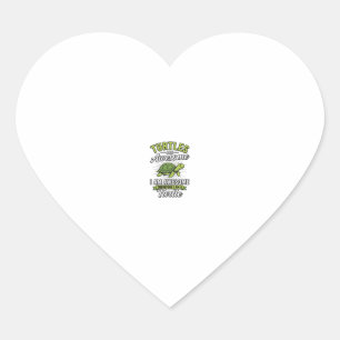 Oude schildpadden zijn geweldig Funny Turtle Shirt Hart Sticker